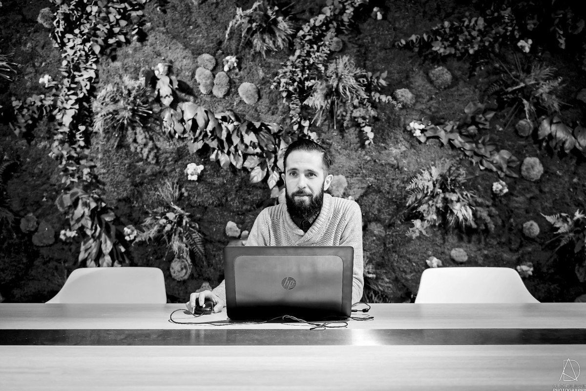 Portrait d'entrepreneur, Gregory urriolu, Wooh, Nivelles 2018.