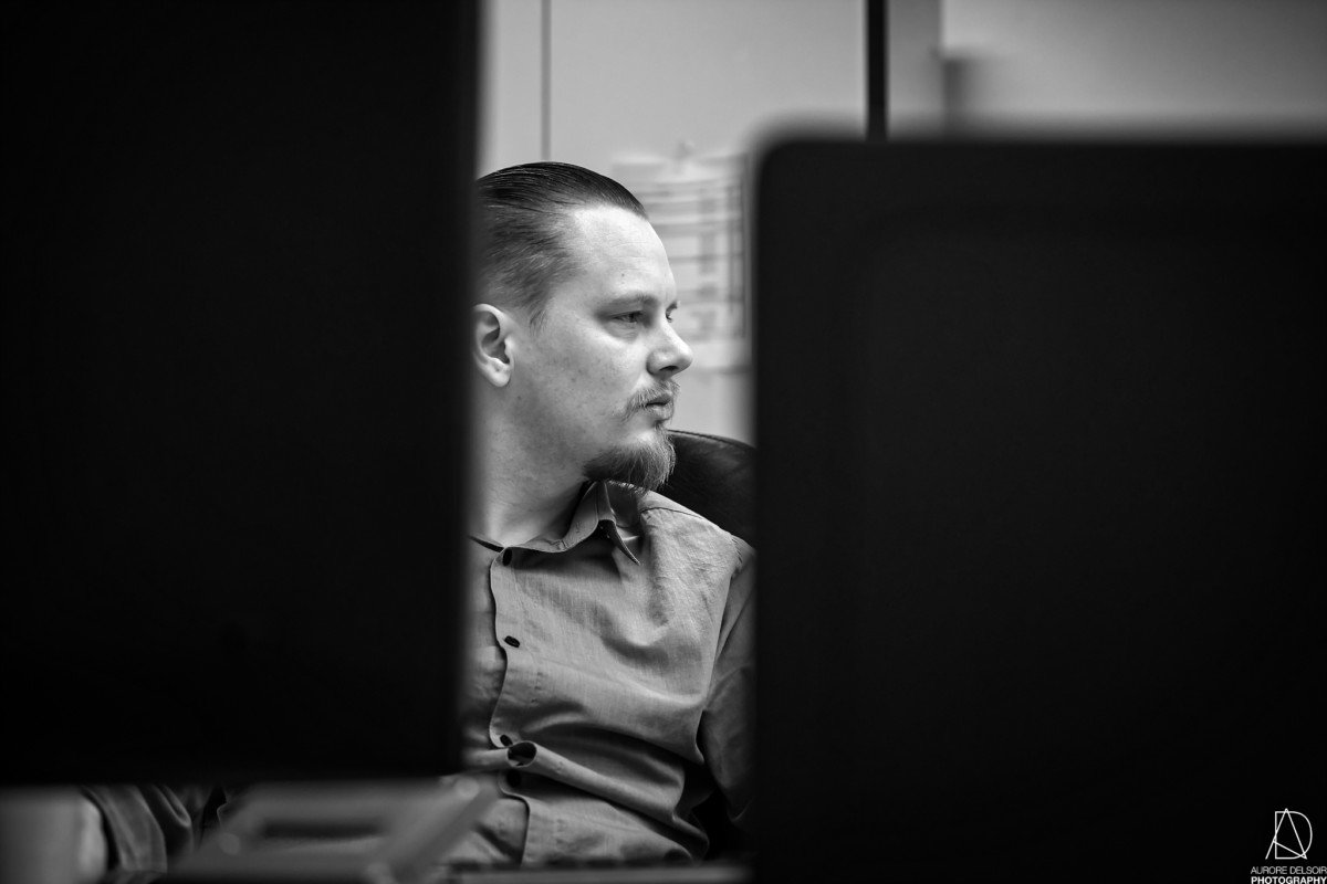 Aurore_Delsoir_Photographe_Portrait_d’entrepreneur_Mathias_Ameloot_2 Mathais Ameloot, MCH, Informatique, Portrait en situation, Bruxelles 2018.