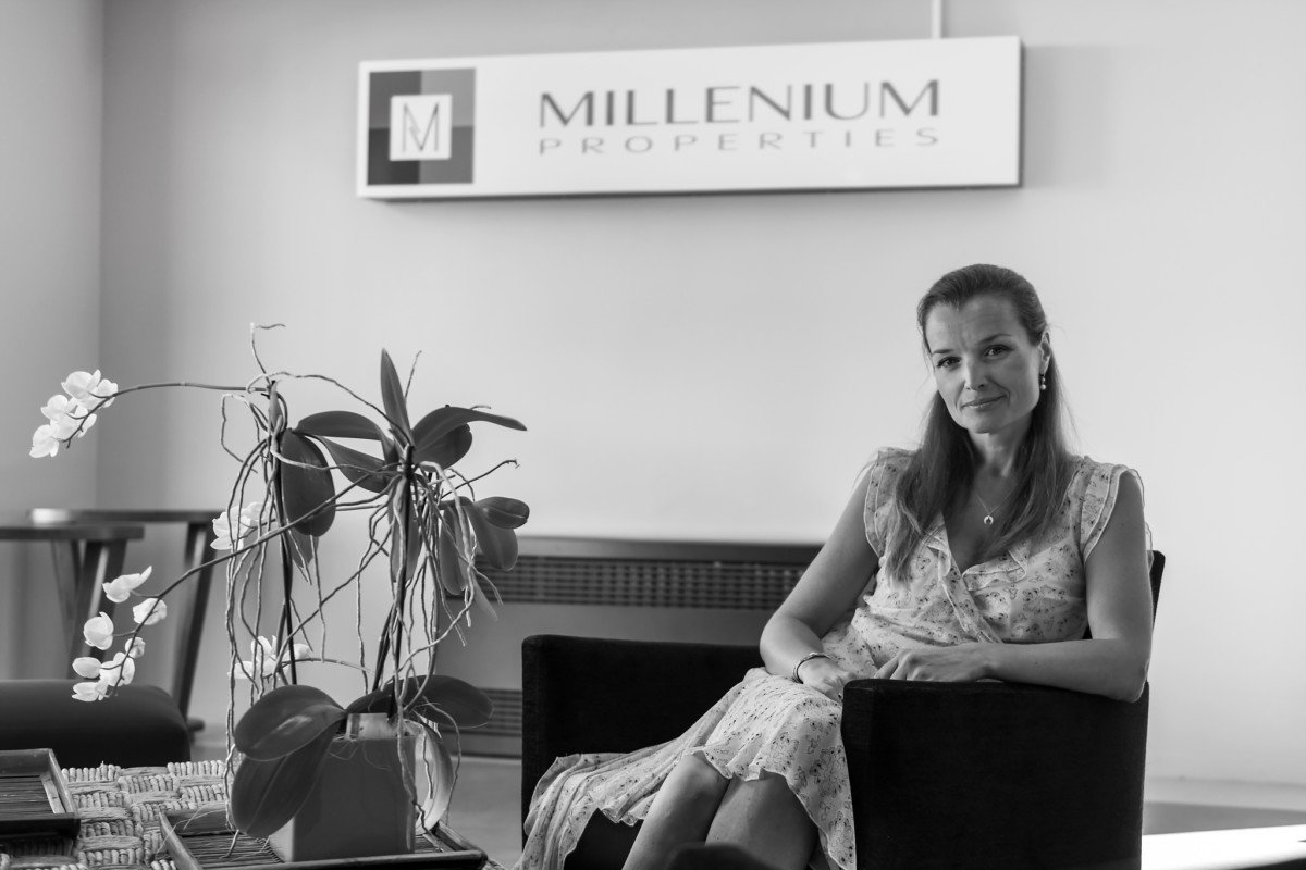 Portrait corporate : Corinne Schweicher, Agence Millenium Properties, Wallonie 2018.