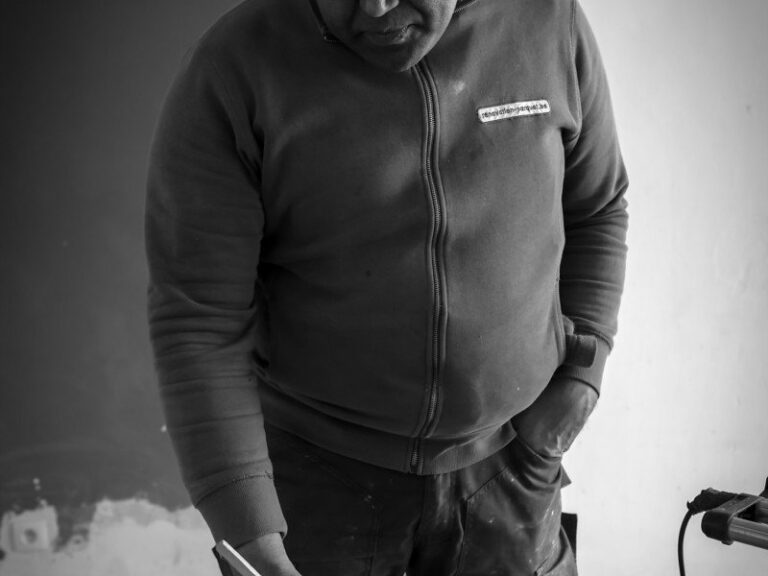 Portrait d'entrepreneur, Aurore Delsoir Photographie, Parqueteur, Namur 2018.