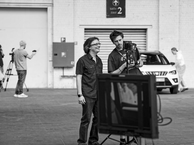 Portrait de Nicolas Olivier, Cactus Audiovisual, Tour & Taxis, Bruxelles, 2018