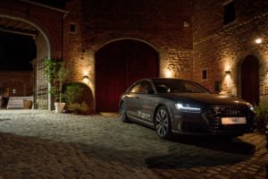 Audi Magic Night organisée par Nivelles Automobiles et SAWA Audi Center à l'Espace Del Goutte, Ophain. Découverte des modèles Audi Q8 et Audi A6 par le groupe Pattyn. 13-09-2018. Aurore Delsoir Photographe d'entreprise à Bruxelles et en Wallonie