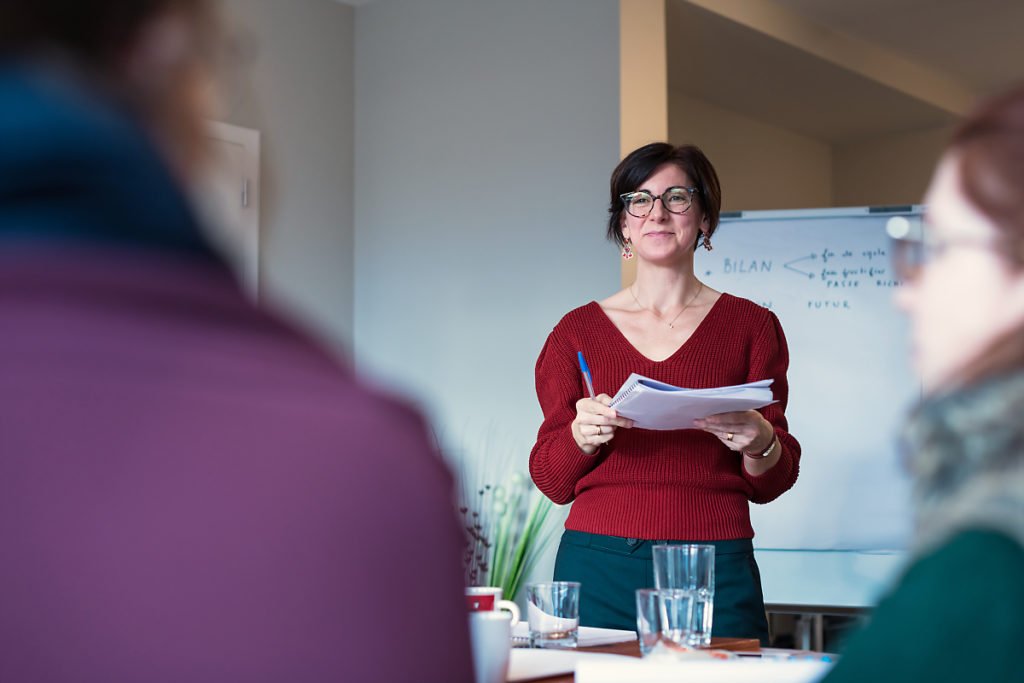 Atelier de planification, Delphine Boileau-Terrien, Femmes de Challenges, Portrait d'entrepreneur. 