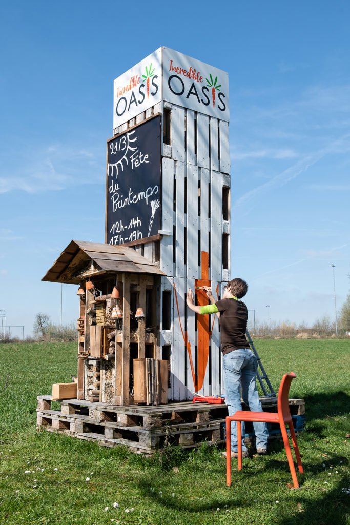 L'hôtel à insectes à l'Incredible Oasis, Fête du printemps à l'Incredible Company, 2019 