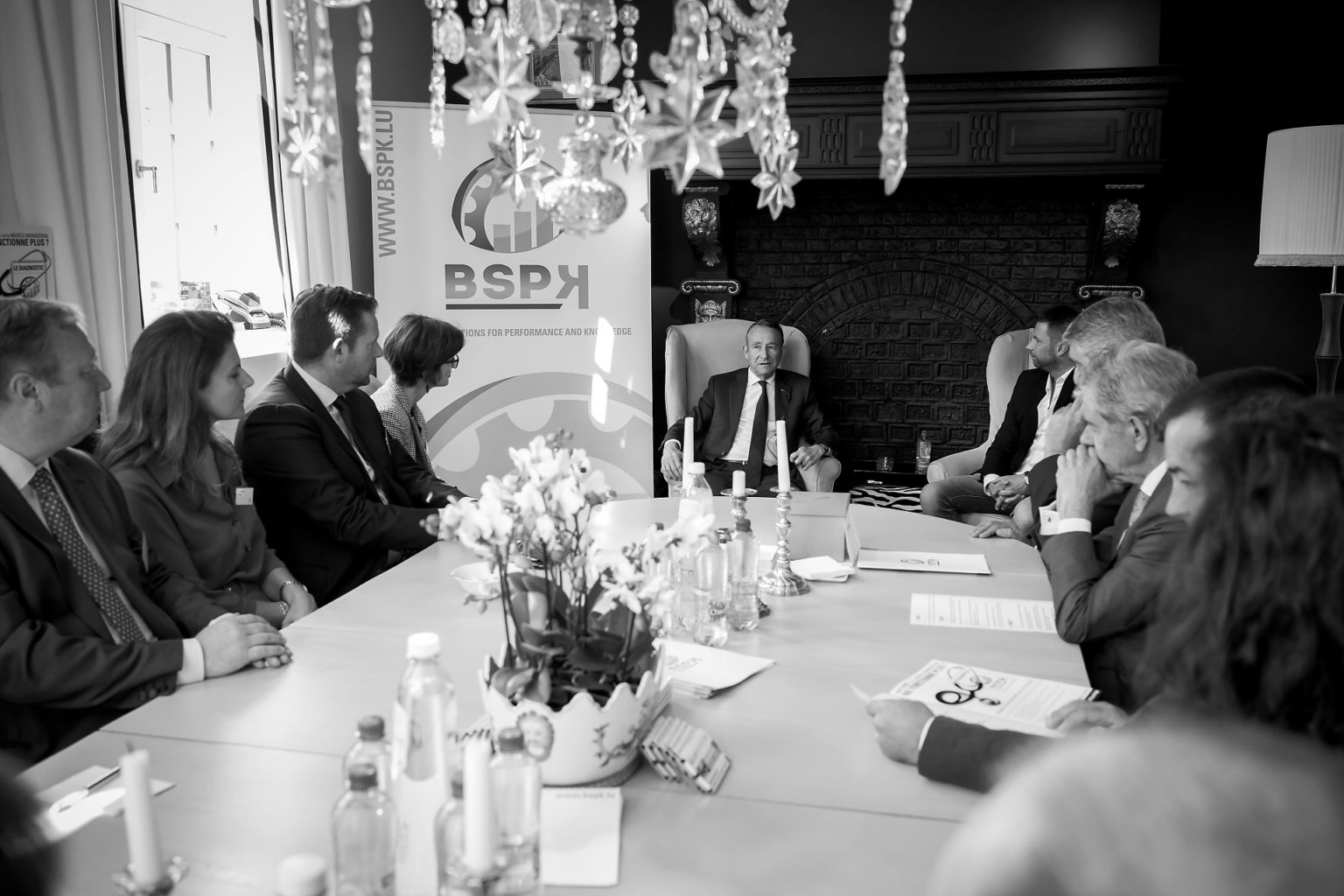 Salle du petit déjeuner, Matinée conférence avec Pierre de Villiers, organisée par BSPK au Faubourg Saint-Martin, 21-06-2019, par Aurore Delsoir Photographe d'entreprise