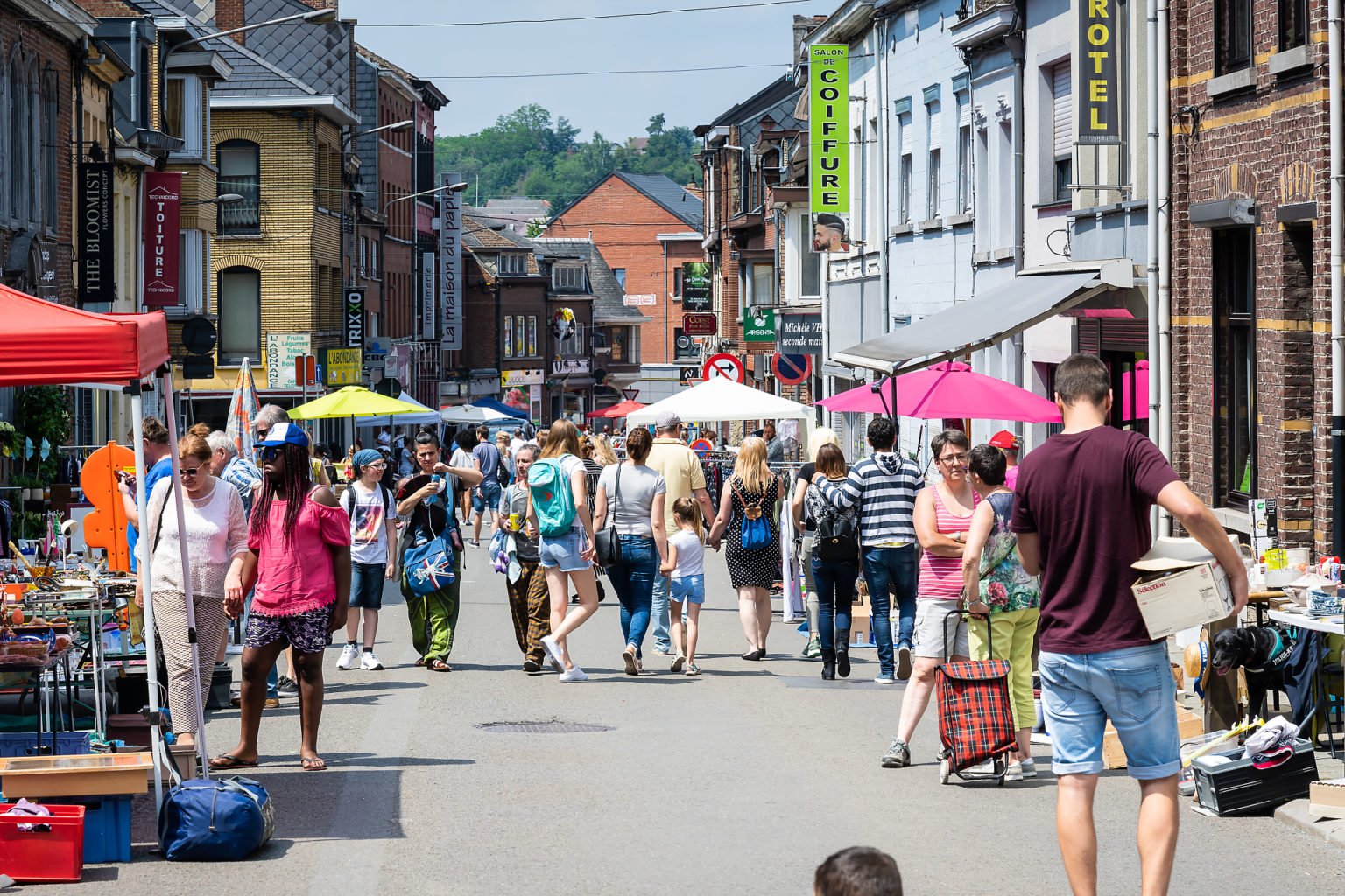 Braderie de Wavre 2019, vue de la brocante, Aurore Delsoir Photographe d'entreprise