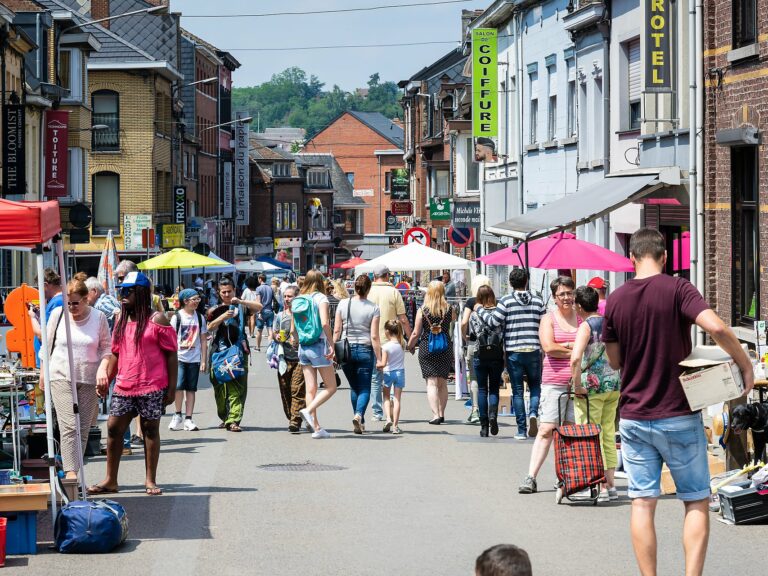 Braderie de Wavre 2019, vue de la brocante, Aurore Delsoir Photographe d'entreprise