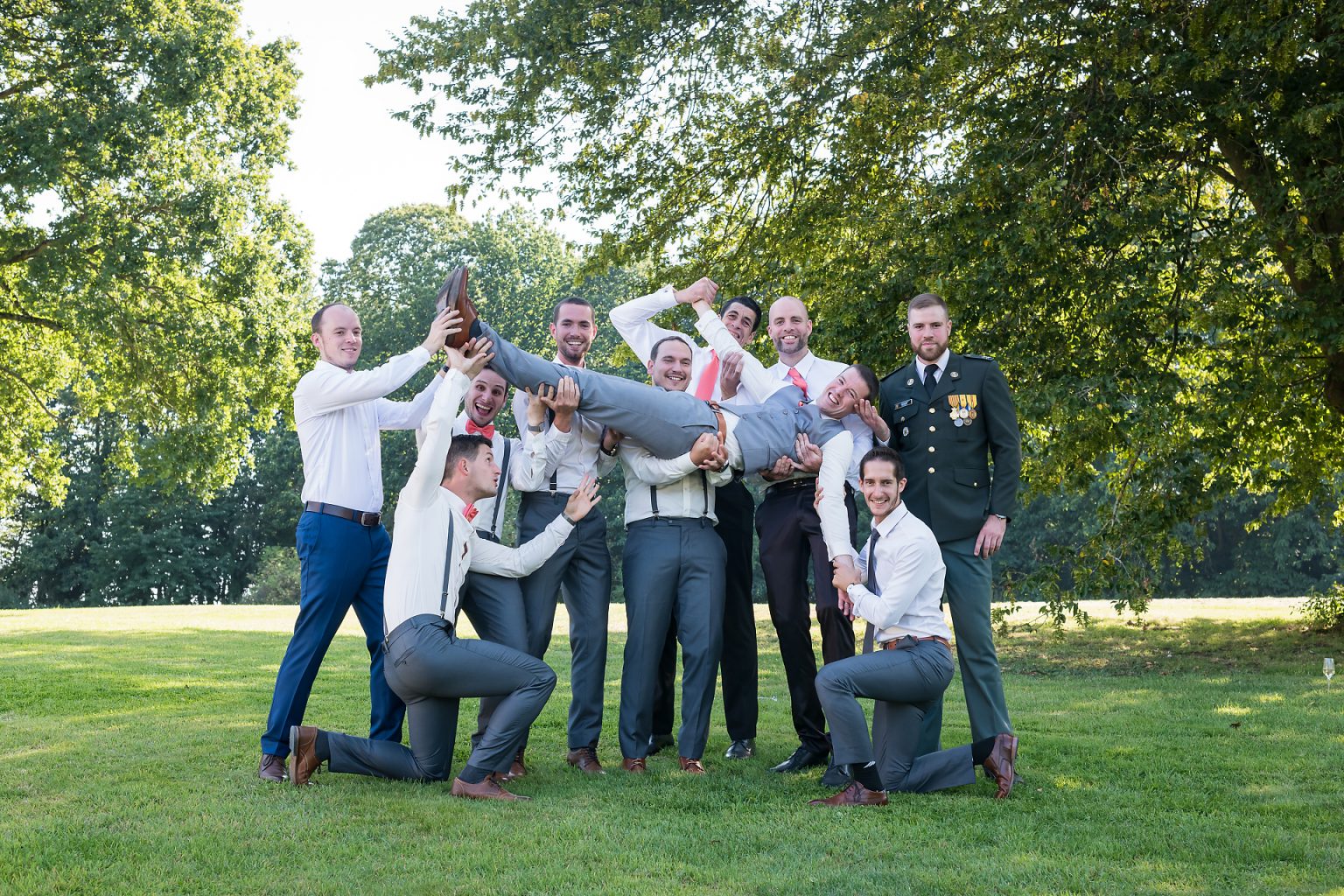 Photo de la suite du marié, Mariage de Jennifer et Benjamin, Aurore Delsoir photographe événementiel