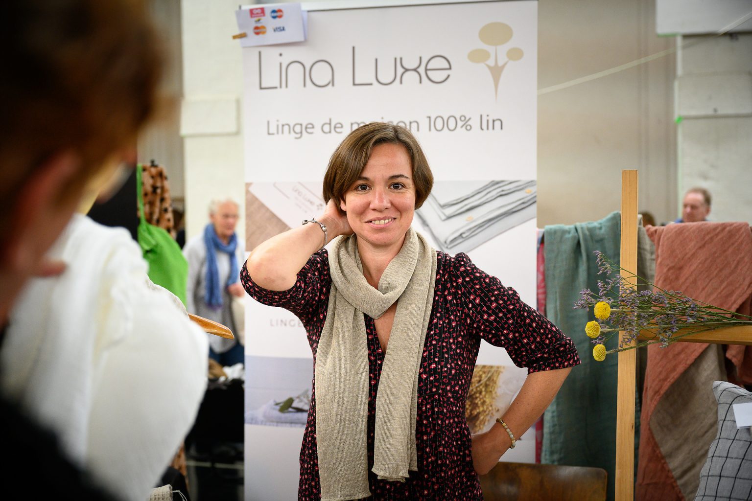 Lina Luxe au Salon Côté Bine-Etre, Abbaye de Floreffe, reportage événementiel par Aurore Delsoir photographe événementiel