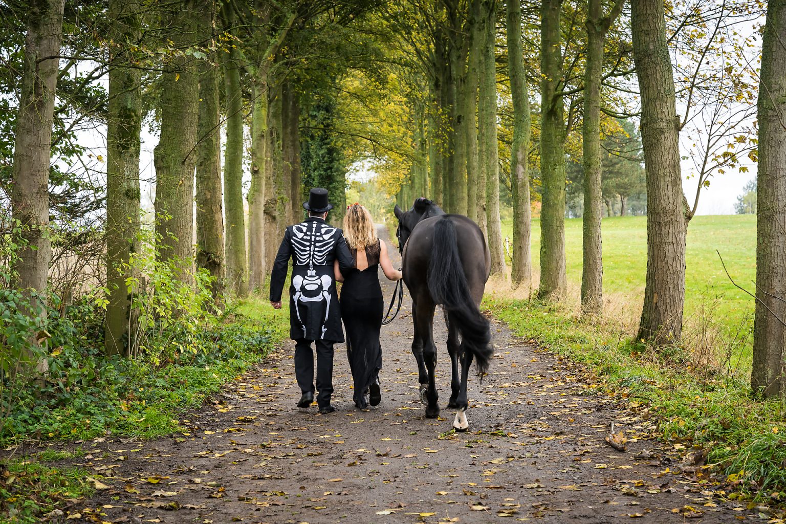 Portrait d'automne pour Haloween par Aurore Delsoir photographe