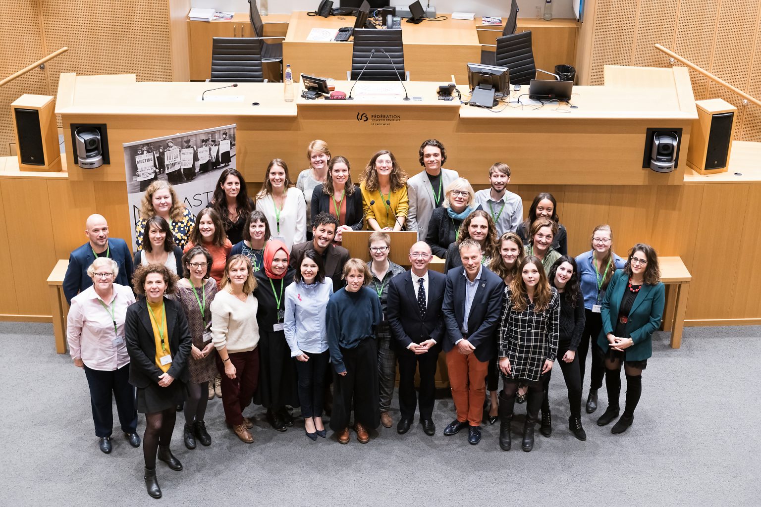 Promotion Chantal Akerman 2019, Proclamation du Master de spécialisation en études de genre 2019 par Aurore Delsoir Photographe corporate