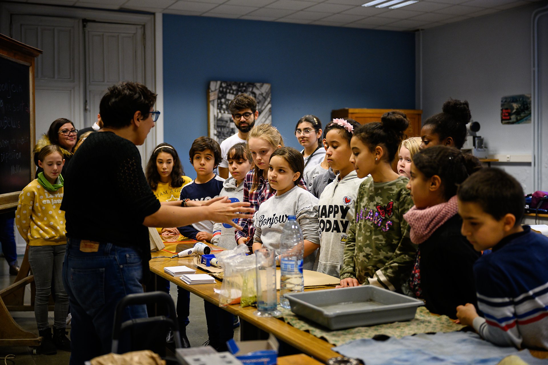Les éléments photosensibles, Université des Enfants de Charleroi, atelier animé par le musée de la photographie du 06 novembre 2019 par Aurore Delsoir Photographe