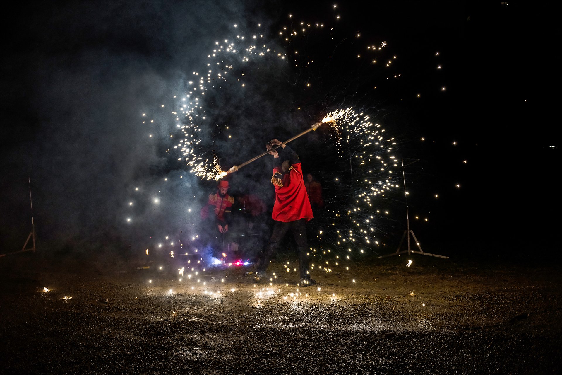Animation craheurs de feu Pré en bulle par Aurore Delsoir photographie