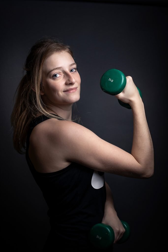 Portrait de Laurie Henriet, Travail sur la confiance en soi par la pratique sportive et la photographie, Aurore Delsoi