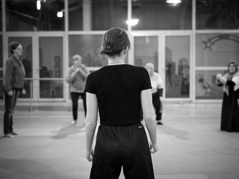 Séance de sport, CISC, Travail sur la confiance en soi par la pratique sportive et la photographie