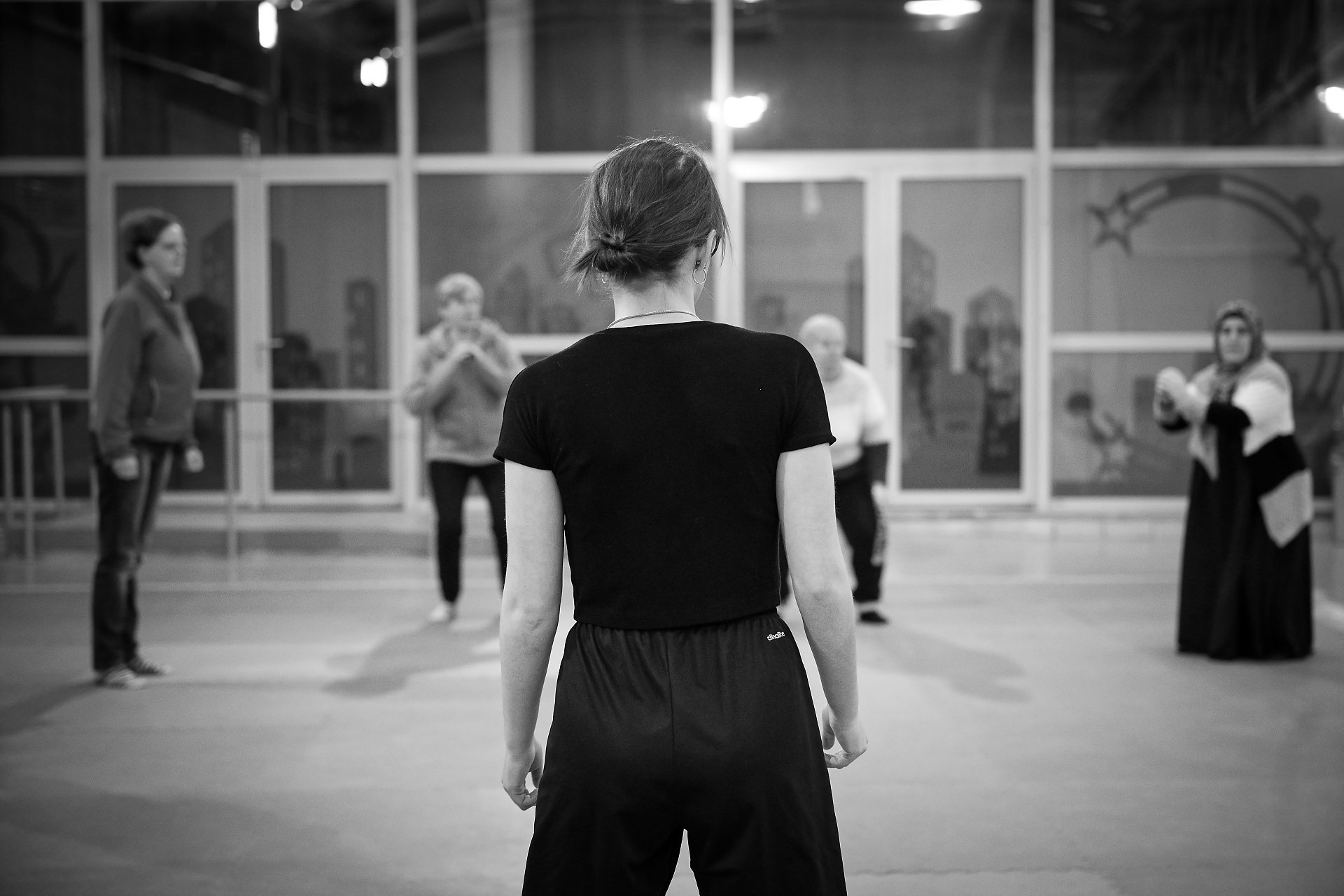 Séance de sport, CISC, Travail sur la confiance en soi par la pratique sportive et la photographie