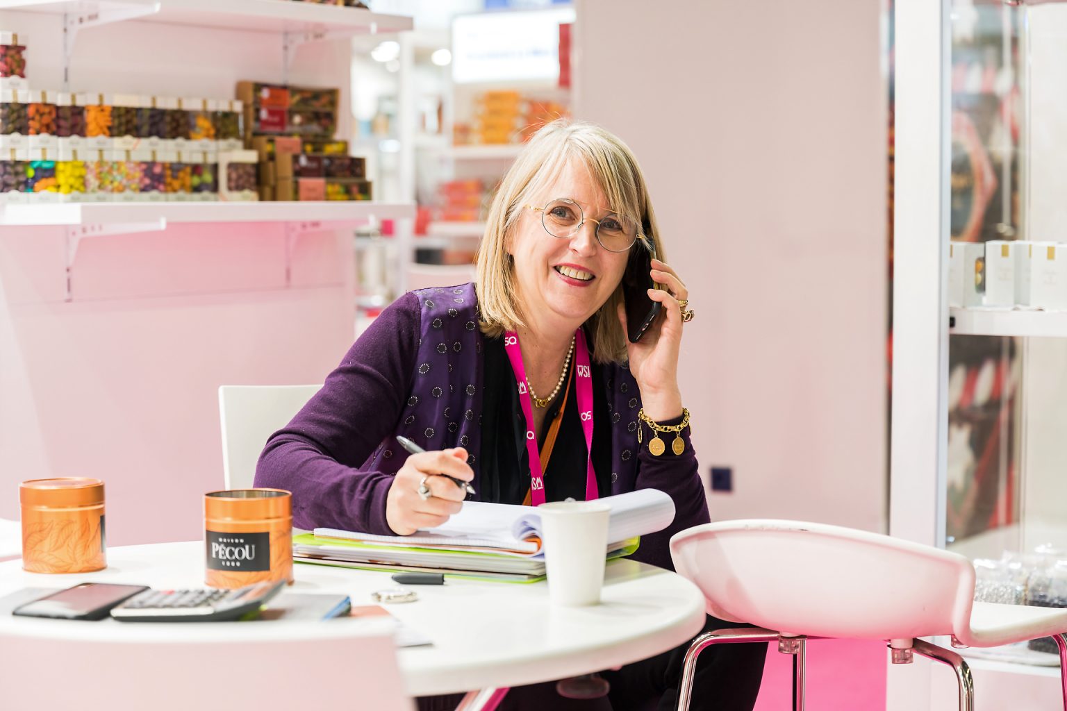 Un exposant au Salon Mondial de la confiserie et des Snacks 2020 par Aurore Delsoir photographe corporate