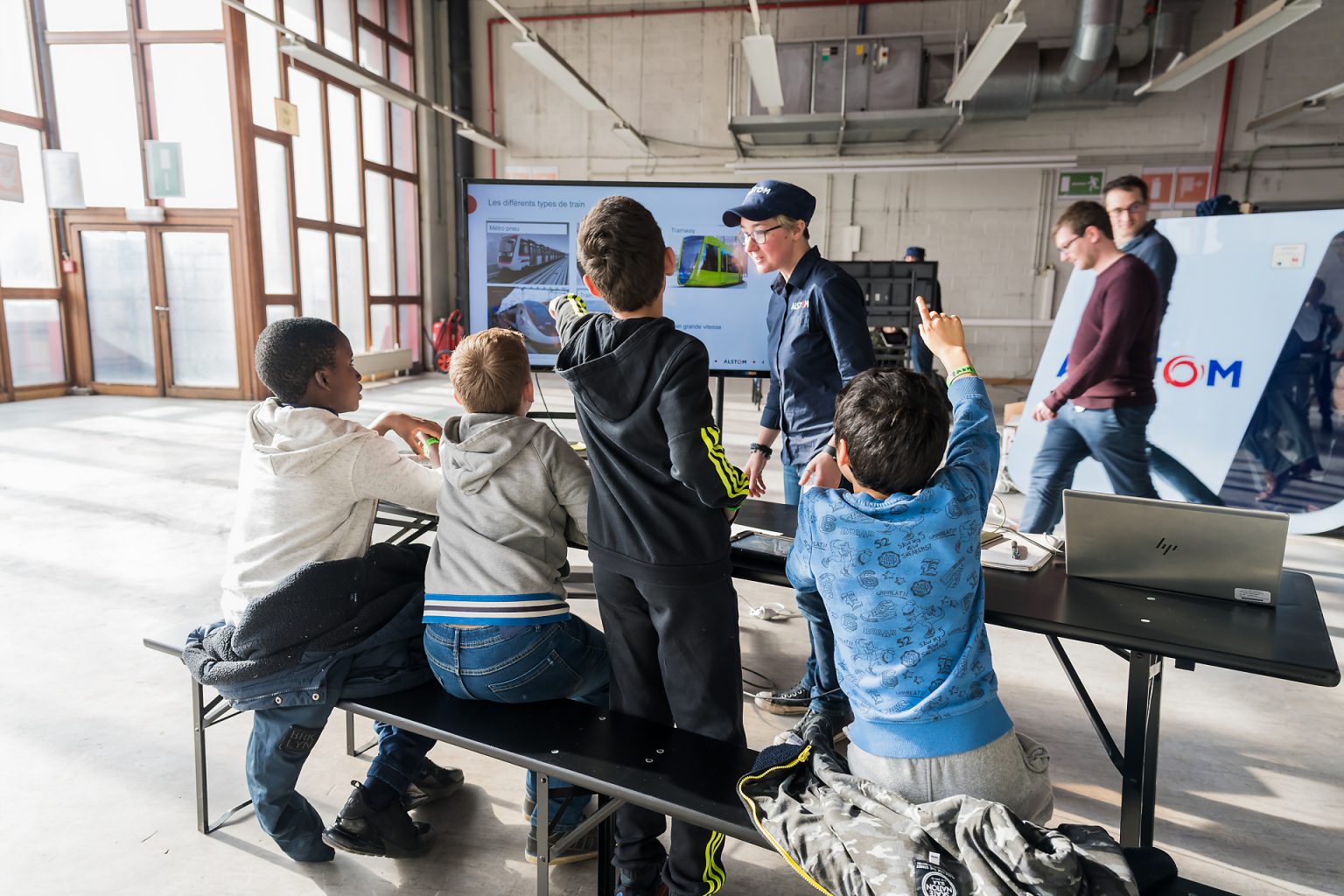 Atelier train organisé par l'UDEC à l'A6K