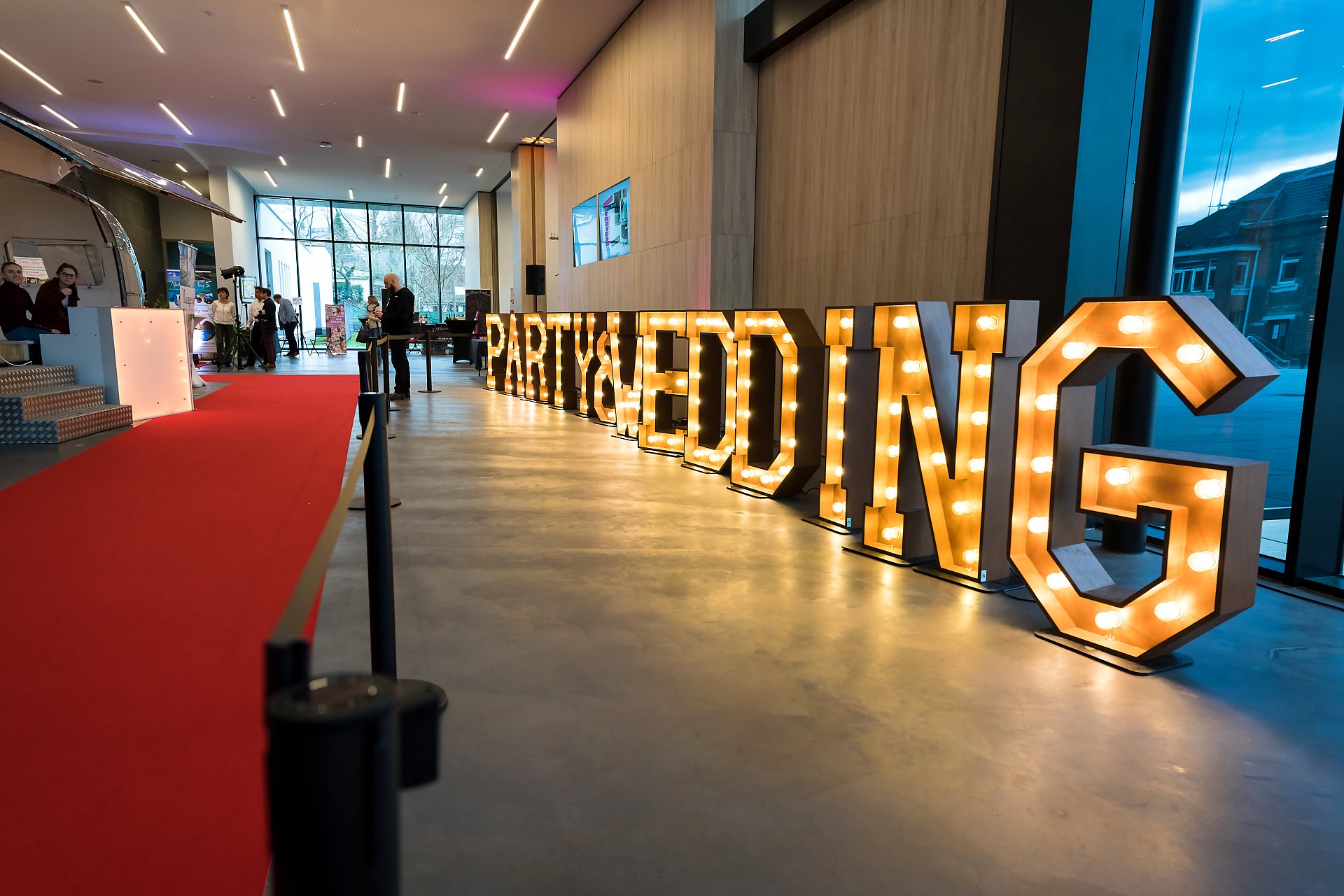 Party and Wedding-Aurore-Delsoir-Photographe_0171Web Entrée de la Sucrerie décorée, Salon Party and Wedding à la Sucrerie de Wavre, 15/02/2020