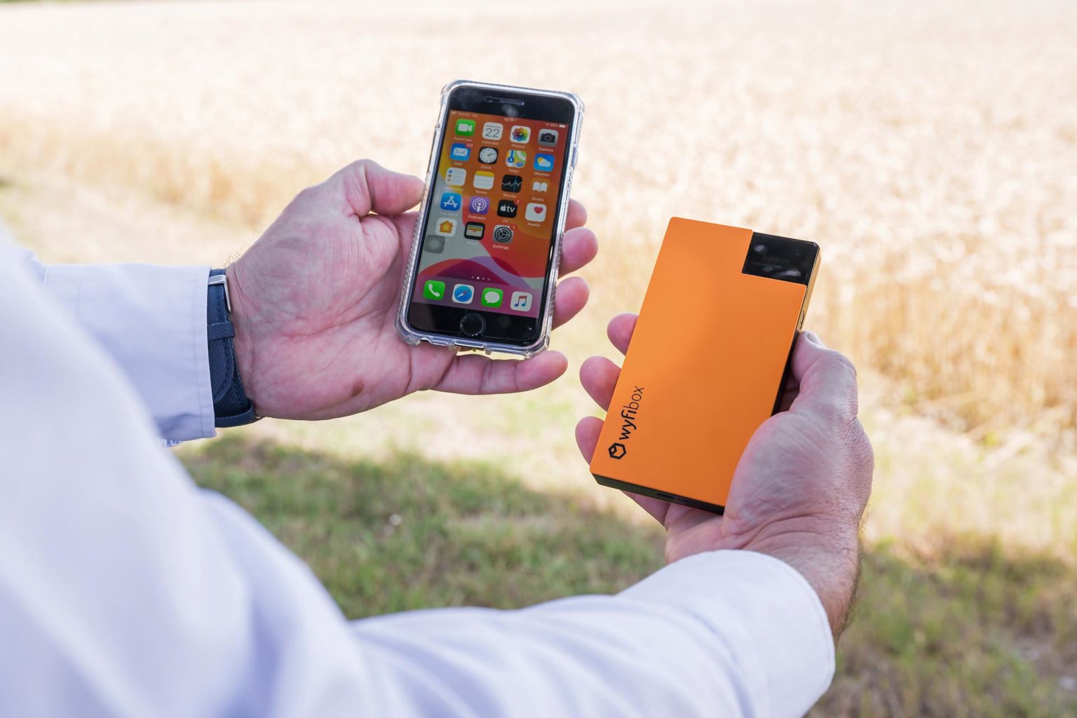 Utiliser la Wyfibox avec son smartphone