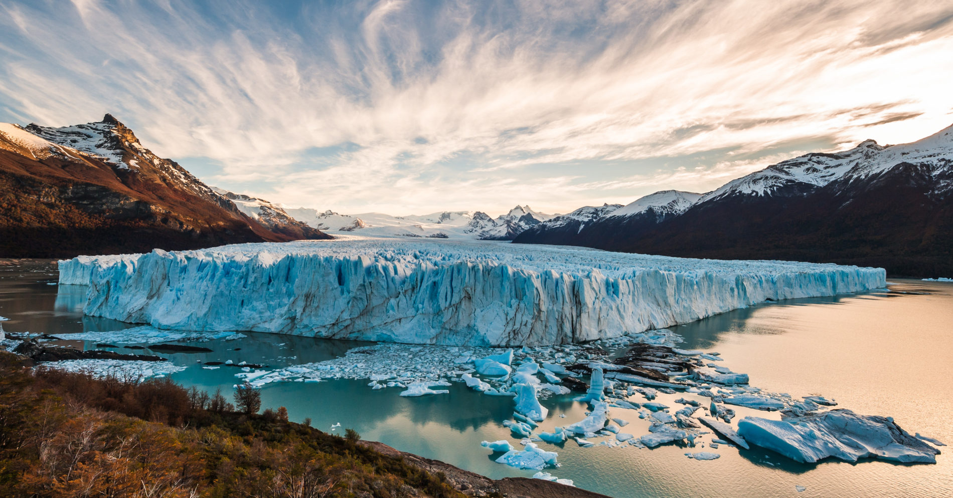 Glacier du Perito Moreno, vue d'ensemble